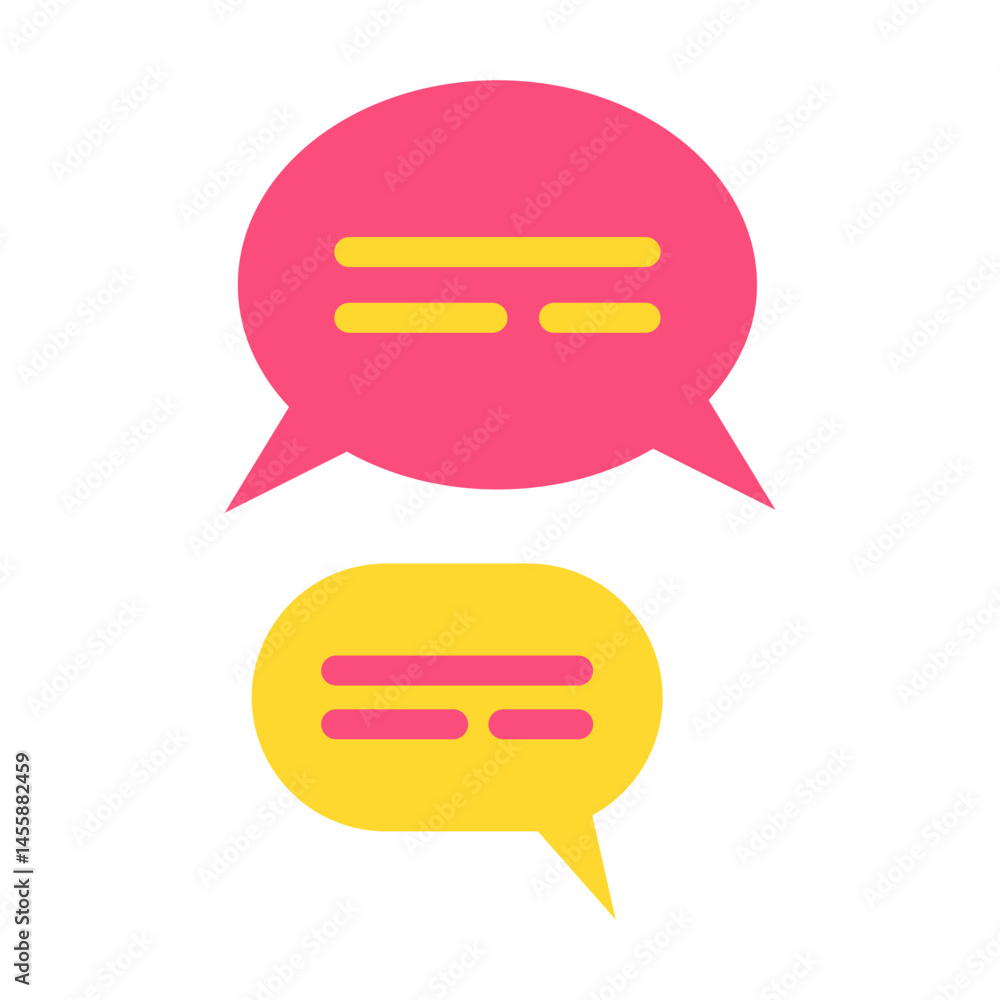 Chat Vector Design Icon Style Chat Vector Design Icon Style