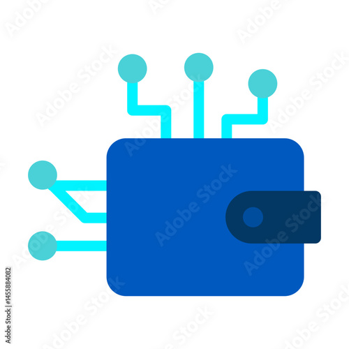 Digital Wallet Vector Design Icon Style