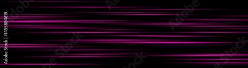 Glowing purple light trails creating layered motion blur on dark background. Perfect for futuristic UI, digital speed elements, or sci-fi data animations.