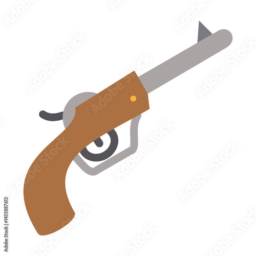 Gun Vector Design Icon Style