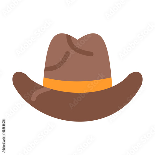 Cowboy Hat Vector Design Icon Style