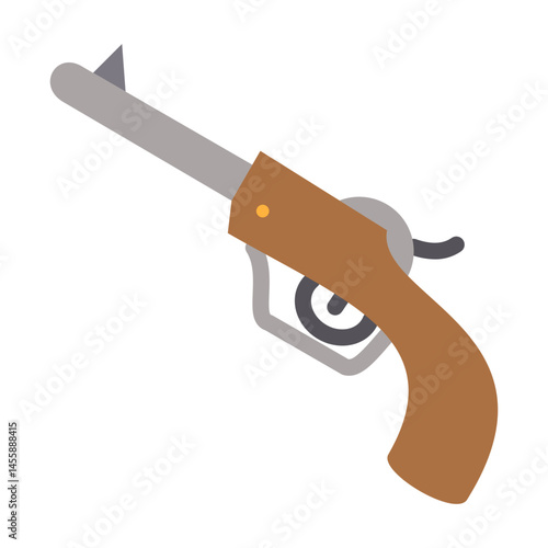 Revolver Vector Design Icon Style