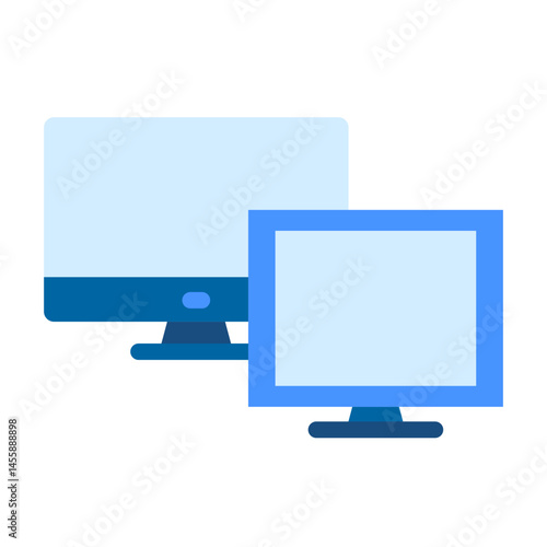 Monitors Vector Design Icon Style
