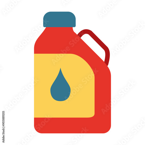 Oil Canister Vector Design Icon Style