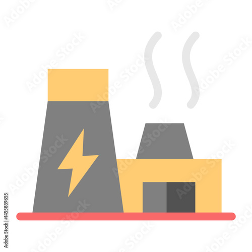 Power Plant Vector Design Icon Style