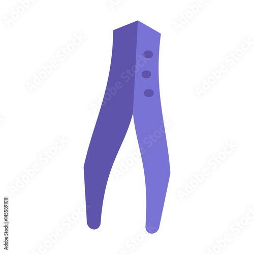 Tweezers Vector Design Icon Style