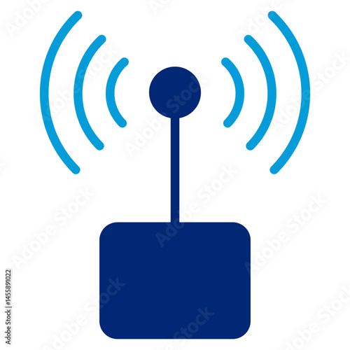 5G Industrial Network Icon Element For Design