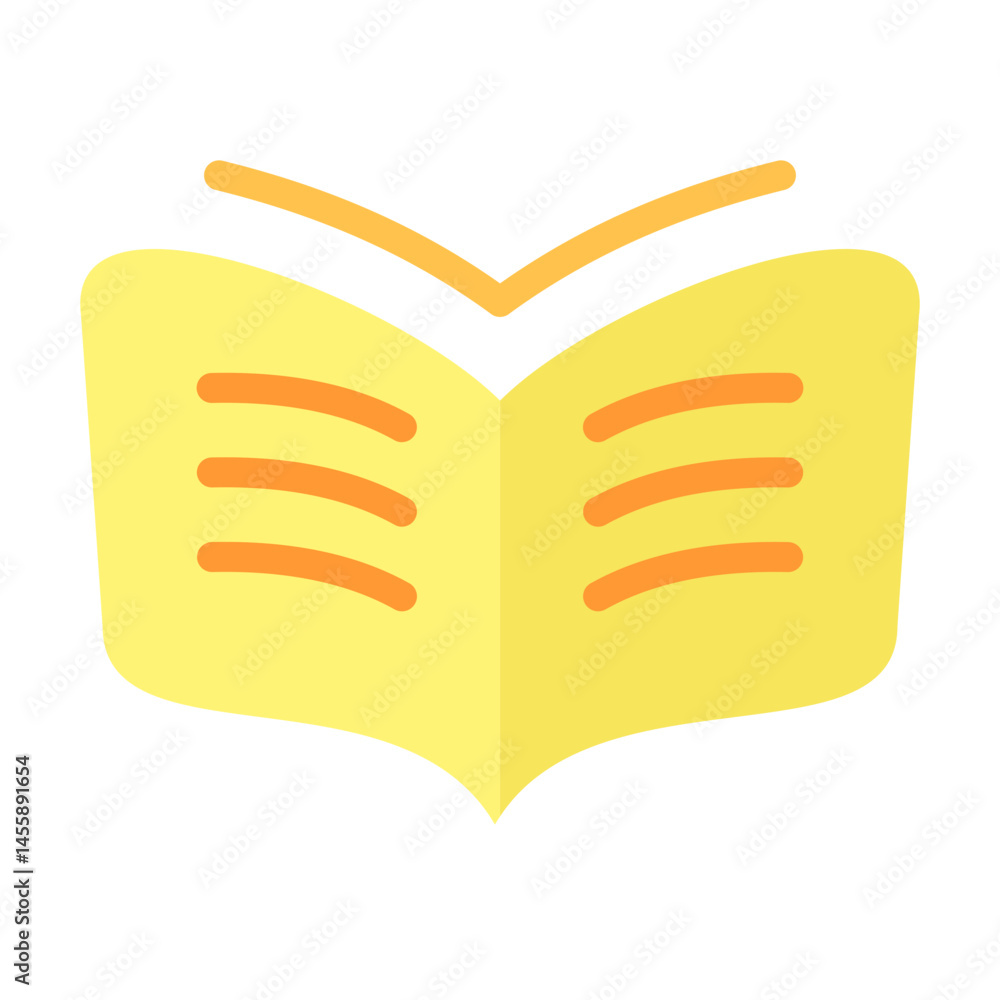 Fototapeta premium Reading Vector Design Icon Style