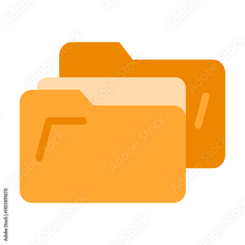 Folders Vector Design Icon Style