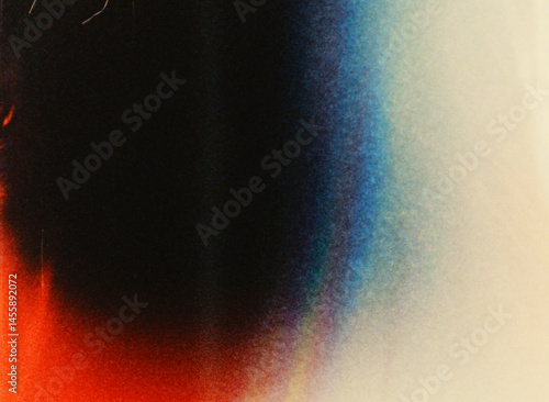 Light leaks and film grain creating abstract background texture