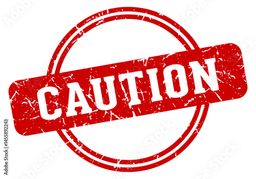 caution stamp