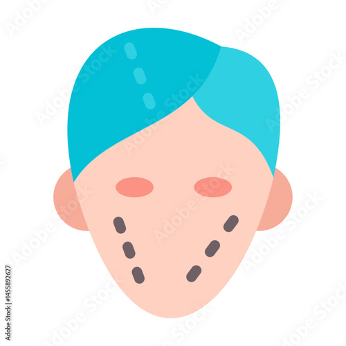 Cosmetic Surgery Vector Design Icon Style