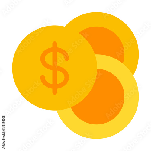 Coins Vector Design Icon Style