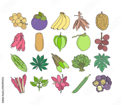 Fruits and Vegetables in Indonesia