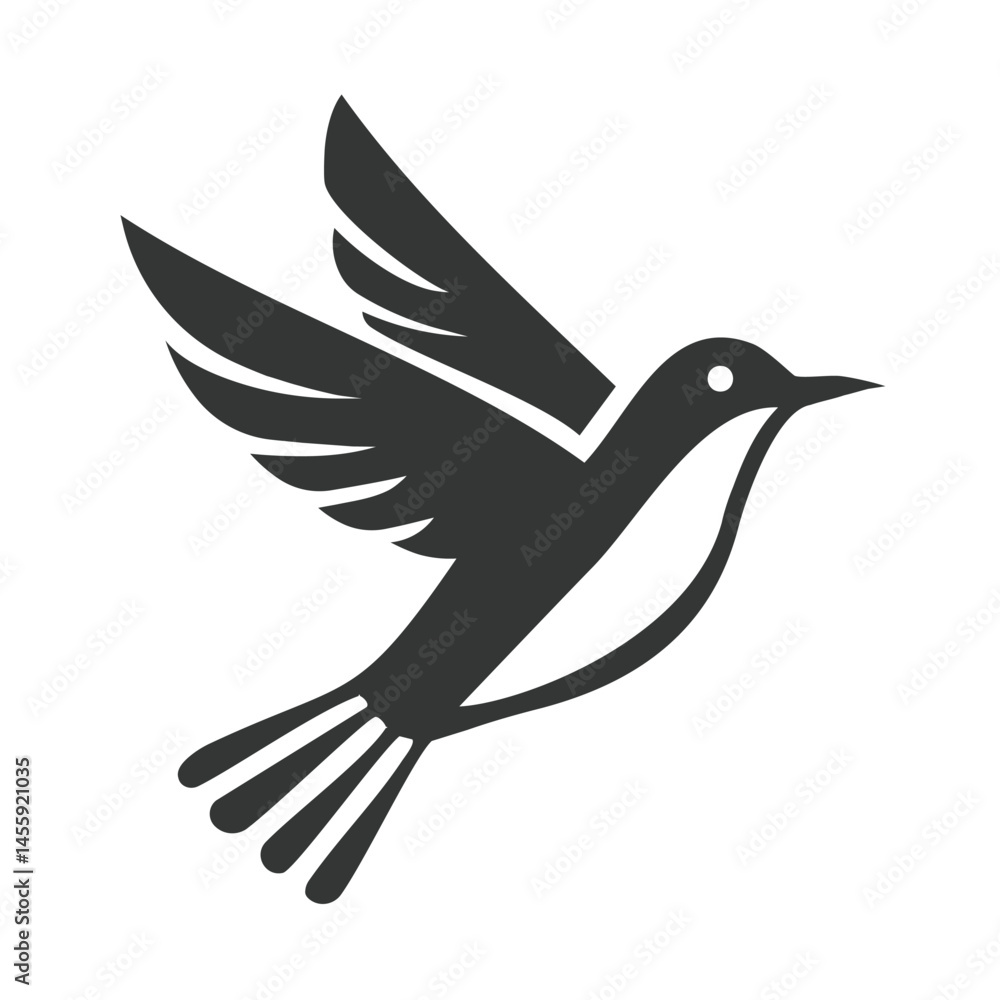 Obraz premium Adorable Bird Vector with Transparent