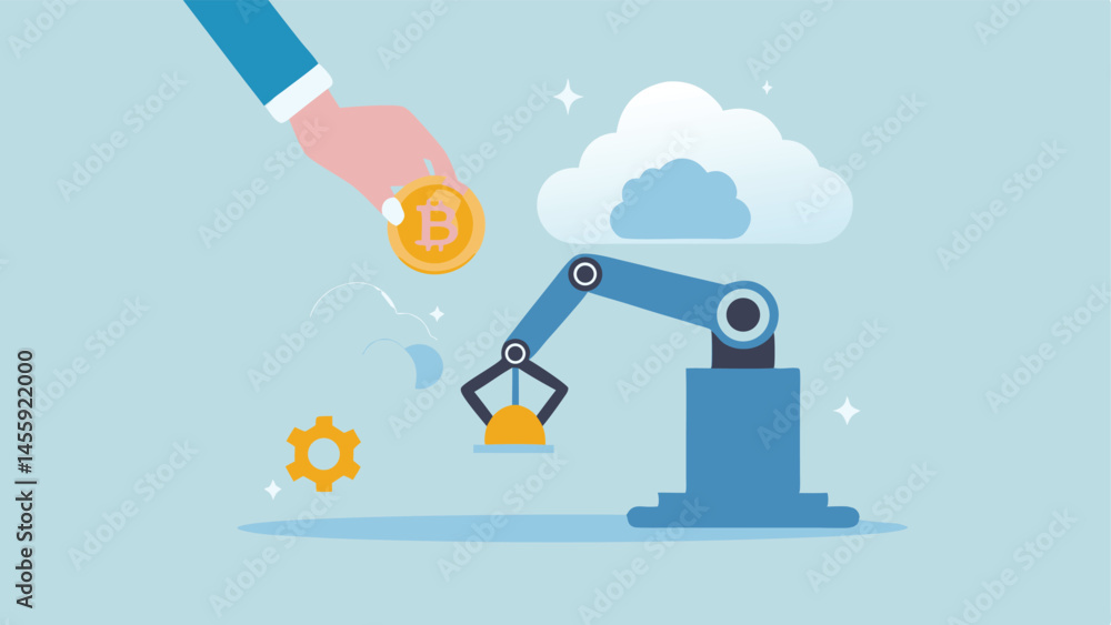 Bitcoin cloud mining robotic automation of cryptocurrency investment Simple Bitcoin cloud mining robotic automation of cryptocurrency investment Simple