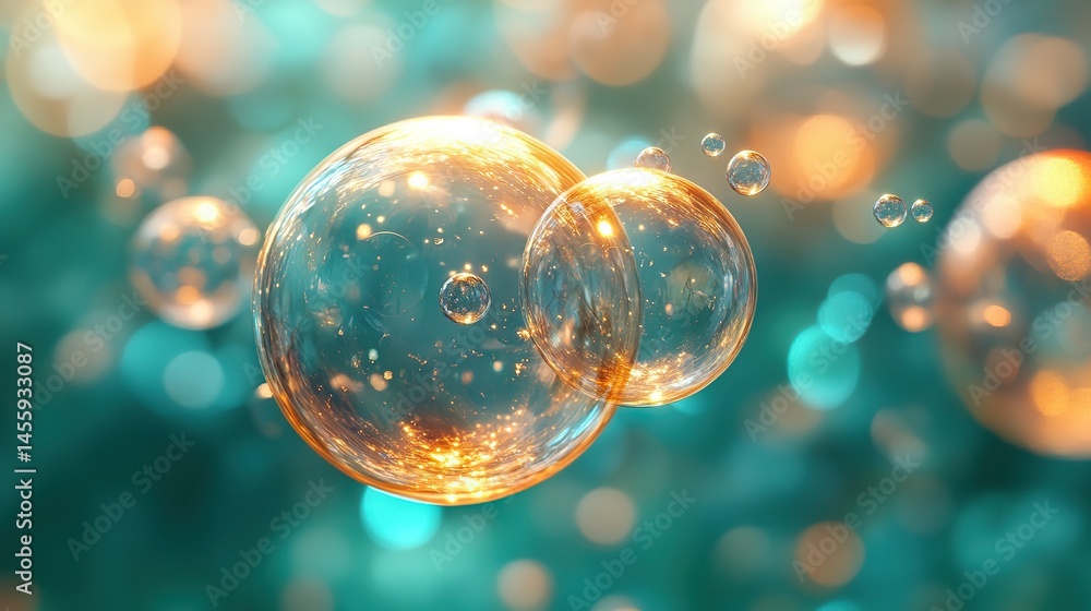 Opaline bubbles rise to the surface of a viscous, emerald fluid, popping with tiny bursts of light. Opaline bubbles rise to the surface of a viscous, emerald fluid, popping with tiny bursts of light.
