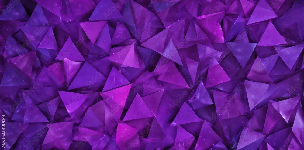 Abstract geometric background of overlapping purple triangles, varying shades , gradient, illustration Abstract geometric background of overlapping purple triangles, varying shades , gradient, illustration