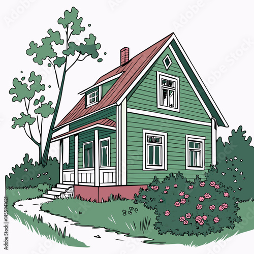 green house vector icon 