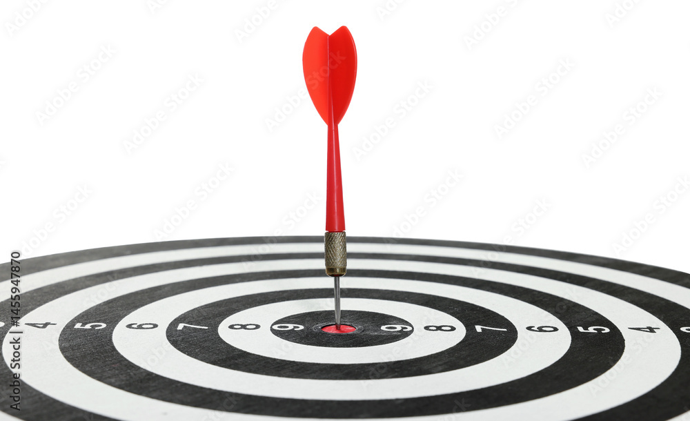 Targeting. Dart board with arrow isolated on white Targeting. Dart board with arrow isolated on white