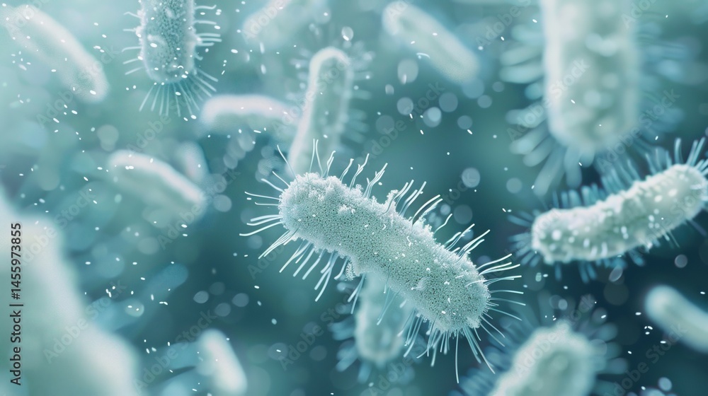 Fototapeta premium Antibiotic solutions targeting bacteria, viruses and resistant strains.