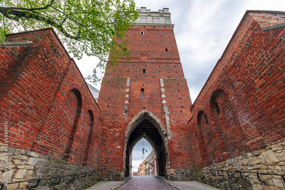Brama Opatowska - Medieval entrance gate to Sandomierz old town
