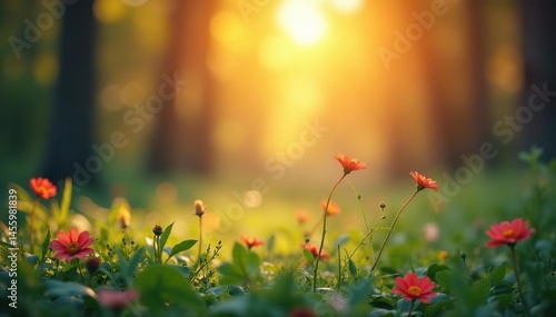 Abstract blurred nature scene, ideal for website backgrounds , landscape, seamless, peaceful