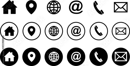 Web icon set. Website png . for computer and mobile