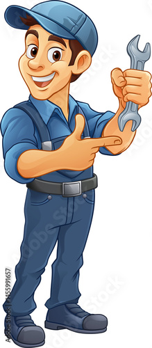 Mechanic Plumber Wrench Spa...