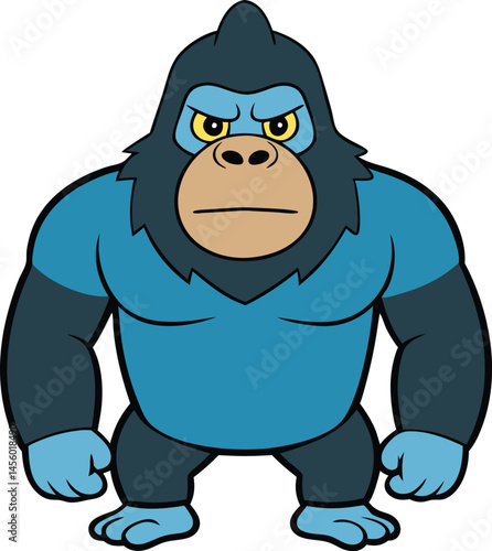 Gorila With Angry Face