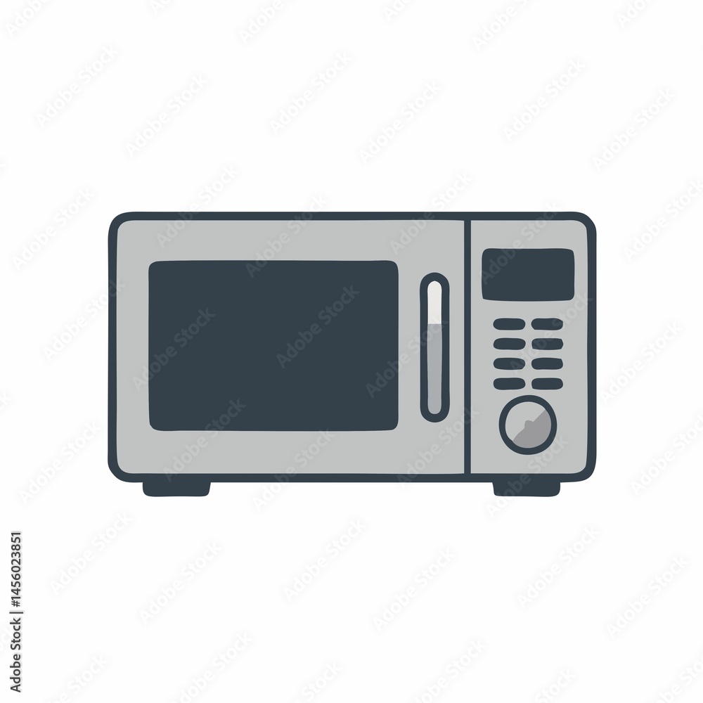 Minimalist microwave oven vector icon
Minimalist microwave oven vector icon