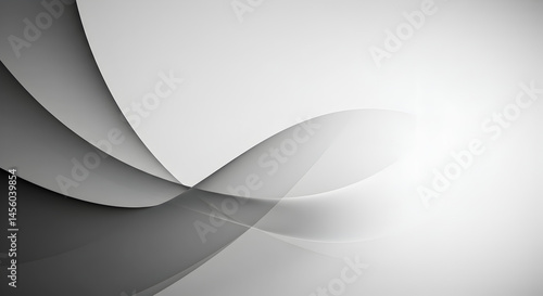 Wallpaper Mural Abstract grayscale waves background image minimalist design with flowing, elegant curves for website banners, presentations, and digital art projects. Perfect for modern and sophisticated aesthetics. Torontodigital.ca