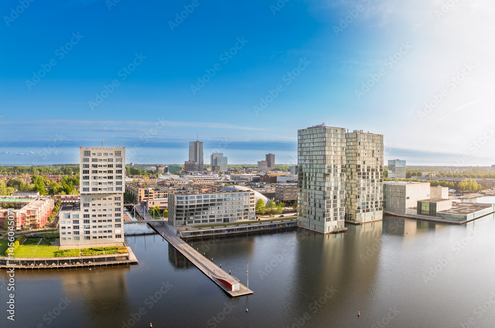 Obraz premium skyline of Almere city in the Netherlands