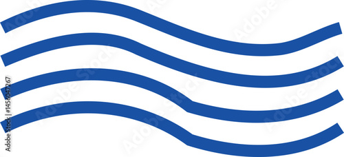 Air , water waves line icon. Simple wind, breeze, outline signs, weather symbol isolated on transparent backgrounds, vector  with editable stroke. Various wave art design logo element.