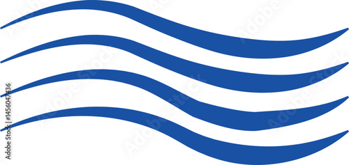 Air , water waves line icon. Simple wind, breeze, outline signs, weather symbol isolated on transparent backgrounds, vector  with editable stroke. Various wave art design logo element.