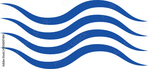 Air , water waves line icon. Simple wind, breeze, outline signs, weather symbol isolated on transparent backgrounds, vector  with editable stroke. Various wave art design logo element.