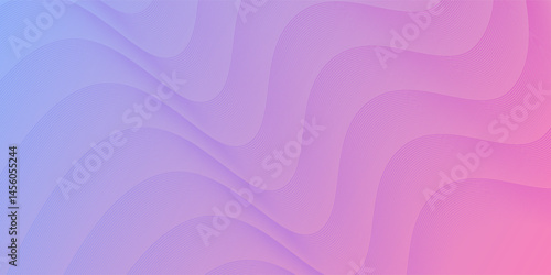 Modern abstract background with memphis elements in blue and purple gradients and retro themed for posters, banners and website landing pages.