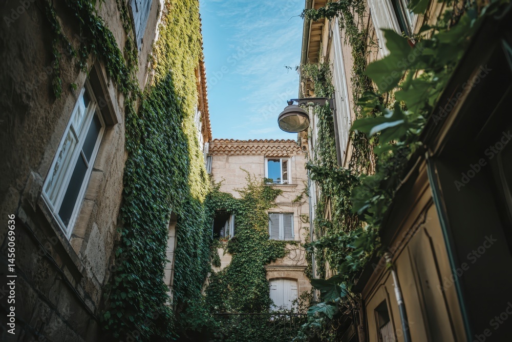Fototapeta premium narrow street in the old town