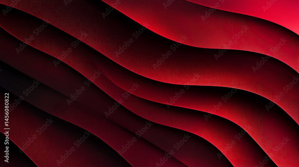 Obraz premium A red and black striped background with a red and black pattern