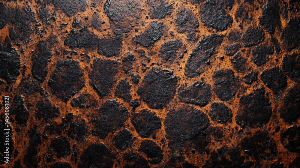 Dark orange textured stone surface background