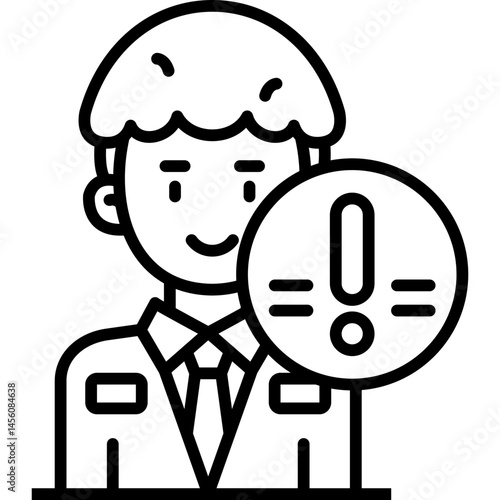 Warning Icon Vector Element