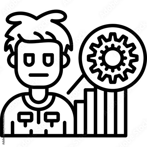 Management Icon Vector Element