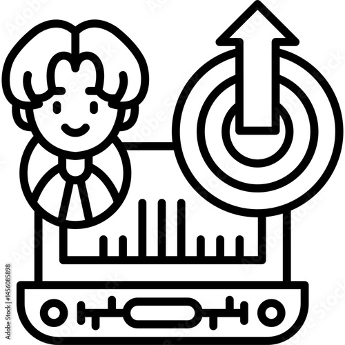 Target Icon Vector Element