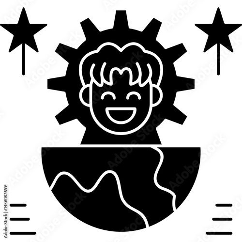 Outsourcing Icon Vector Element