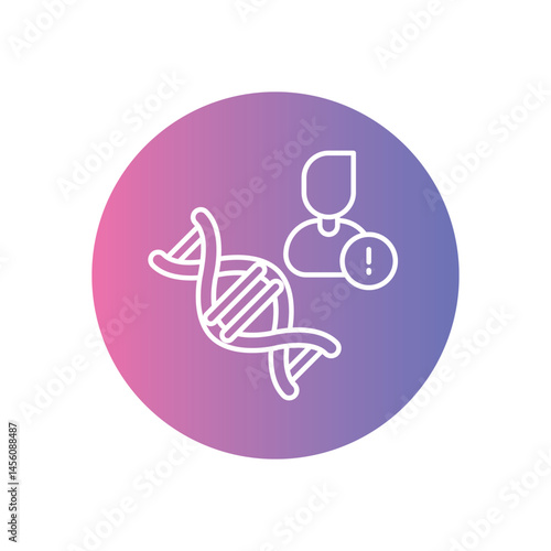 Genetic Information Icon vector stock illustration