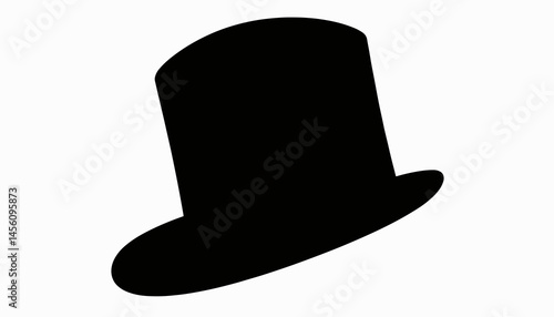 Vintage bellhop cap silhouette on white background, hotel symbolism