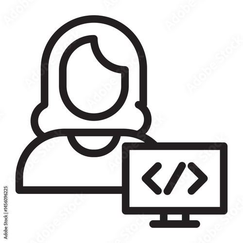 coding Line Icon