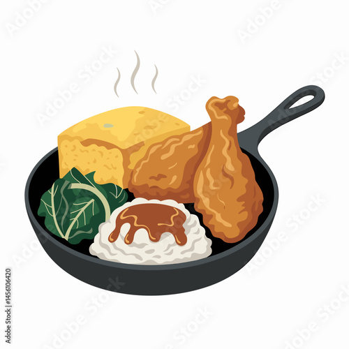 Southern Comfort Food in Cast Iron Skillet