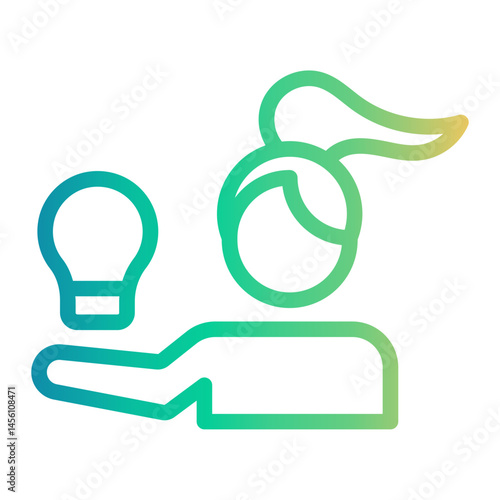 idea Line Gradient Icon