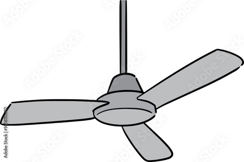 Illustration of ceiling fan
